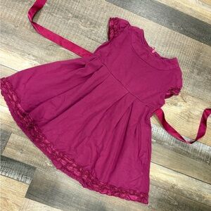 Charming Pink Kids Casual Dress